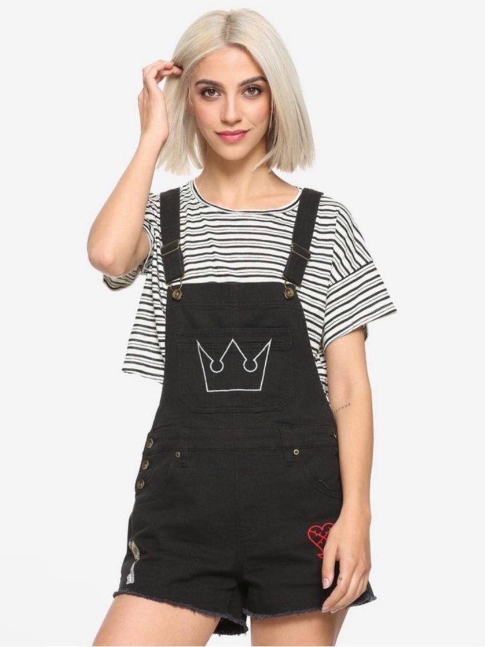 Disney Kingdom Hearts Shortalls — Size XS